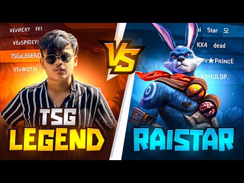 Raistar Vs TSG Legend - Best Vs Best ☠️ ! OP Match