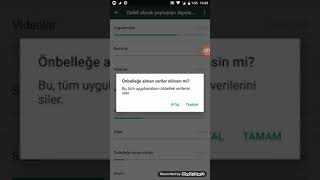 Android Önbellek Temizleme. Cleaning cache data.
