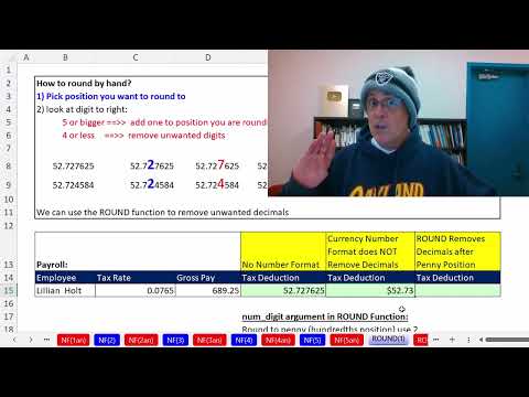 MS 365 Excel Basics #3: Number Formatting as Façade & when you MUST use ROUND Function