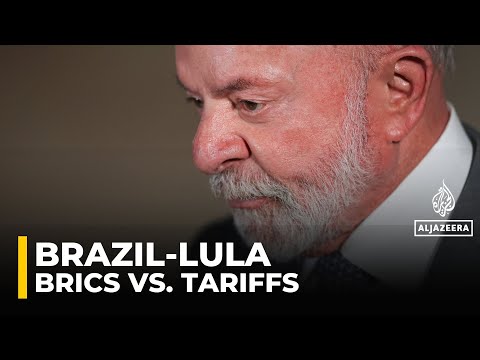 YouTube video thumbnail: Lula Calls for Brics Response to US Tariffs as Pressure Mounts on Russia, India, China
