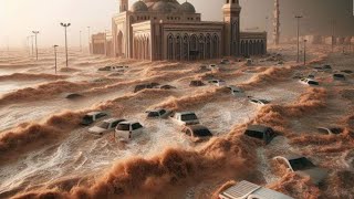 Mosques flooded, evacuation of people in Turkey! Flooding in Izmir