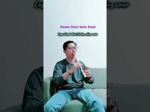 Lagu Sunda Versi India, suling cover "Gawe deui sare deui" #shorts