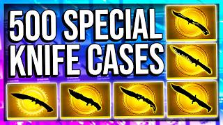 OPENING EVERY SPECIAL KNIFE CASE (500 CASE OPENING)
