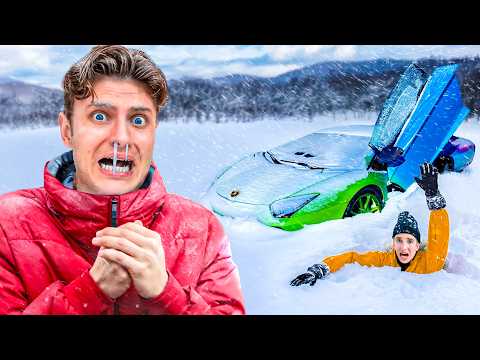 I WRECKED My Lambo In The Snow!!