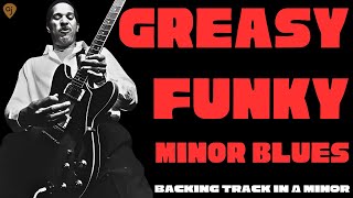 Cadillac Blues - Greasy Detroit Funk Jam | Guitar Backing Track (A Minor)