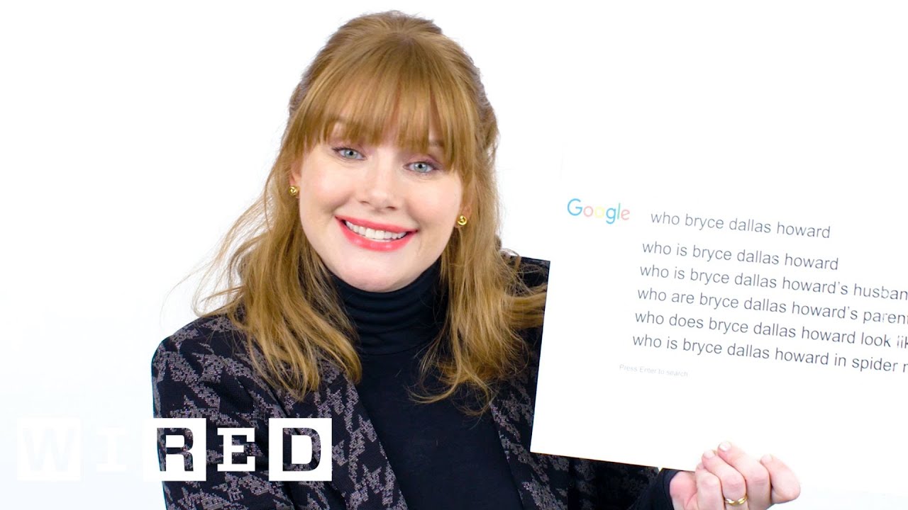 Bryce Dallas Howard Answers the Web's Most Searched Questions