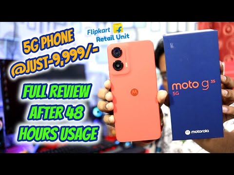 Moto g35 5G Flipkart Retail Unit Unboxing & Honest Review | Best Looking Budget Phone 🔥