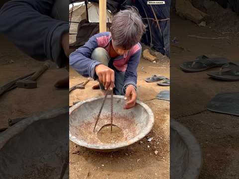 The hard-working👌🏻 10 years old Boy recreate item village #shorts #viral