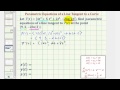 Tangent Line and Parametric Equations