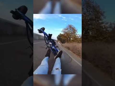 Galaxy gas is crazy #minibike #engine #billet #built #gas #bikelife #wheelie #crash