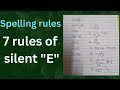 Understanding Silent 'e' Rules
