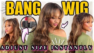 🛑🤯🤯STOP! (THE PONYTAIL?!) | Flawless PRE-STYLED Highlight Bang Wig Will SHOCK You! | MARY K. BELLA