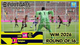 WM 2026 - USA vs. Belgien - Round of 16