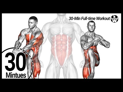 30-minute Standing Abs Workout! Belly Fat Disappears, Only Abs Remain.