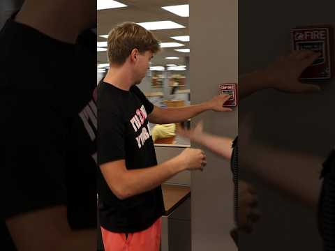 Pulling Fire Alarm Prank! #shorts