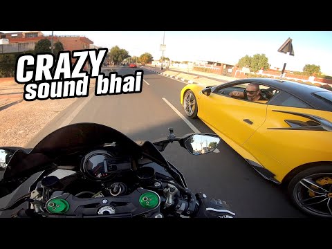 Ferrari guy LOVED My Ninja H2