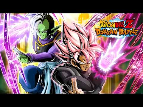 Dragon Ball Z Dokkan Battle: LR Rose Goku Black + Zamasu Active Skill OST (Extended)