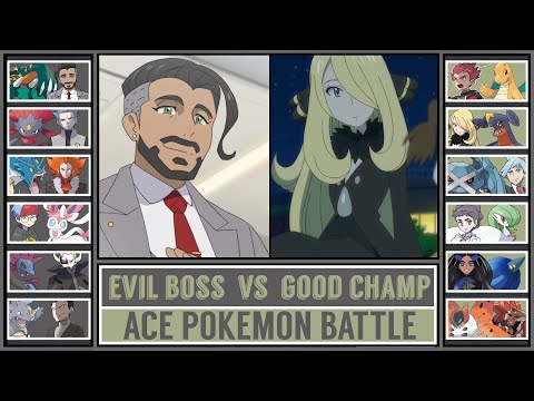 EVIL BOSSES vs GOOD CHAMPS | Ace Pokémon Battle