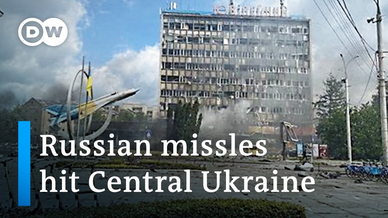 Russian Missiles hit central Ukrainian city Vinnytsia