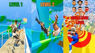 Ronaldo Water Slide Level 1, Level 2 & CHALLENGE Level