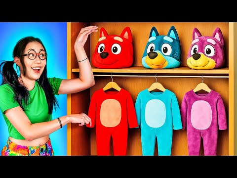 Dari Kutu Buku Menjadi Bluey Cantik / Bluey Dan Bingo Dalam Kehidupan Nyata