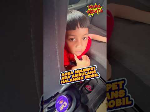 Agra ngumpet ketakutan ada ambulans halangin mobil kita😱Part 1704