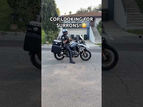 COP LOOKING FOR SURRON!!😳 #surron #chase #ebike #eride #emoto #electric #police
