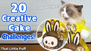 20 Creative Cake Challenges! | Labubu Cake🍰 | That Little Puff