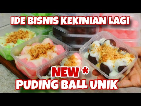 BISNIS KEKINIAN | MAKANAN UNIK YANG BANYAK DISUKAI | PUDING BALL VLA VANILA CHEESE | WAIS ALQORNI