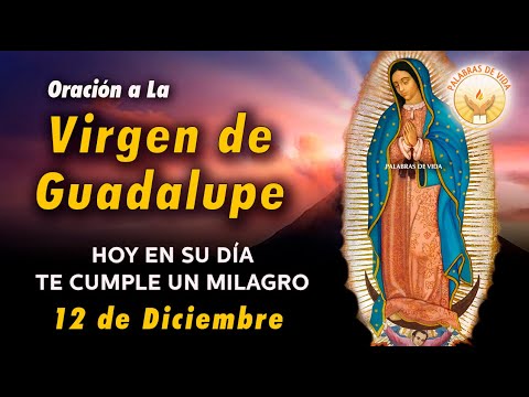 ORACION a la VIRGEN DE GUADALUPE 🌹 oración para un milagro este 12 de diciembre las mañanitas