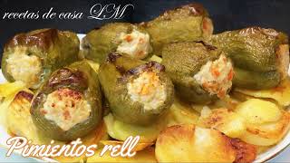 Pimientos Rellenos Caseros / Receta Fácil y Deliciosa Paso A Paso