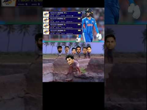 Abhishek Sharma 0* 0* 0* 15* Runs😔 T20I World Cup 2026🏆 #abhishek #t20worldcup #short #shortsviral