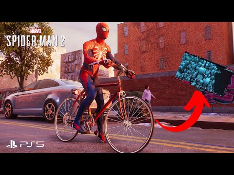 COMO ENCONTRAR FACILMENTE A BICICLETA NO MUNDO ABERTO DO SPIDERMAN 2 - LOCALIZACÃO - PS5 GAMEPLAY