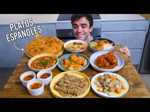 Hago 9 platos españoles clásicos