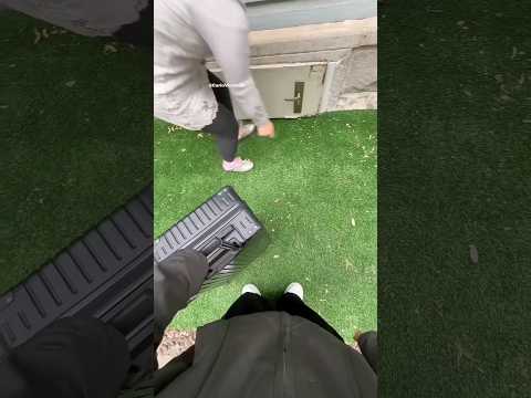 The girl booked a very small room