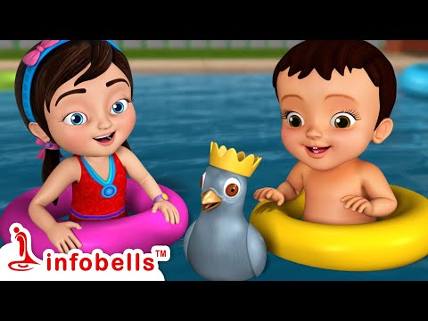 Noton Noton paira gulo | নোটন নোটন-Playing in Swimming Pool | Bengali Rhymes & Cartoons | Infobells