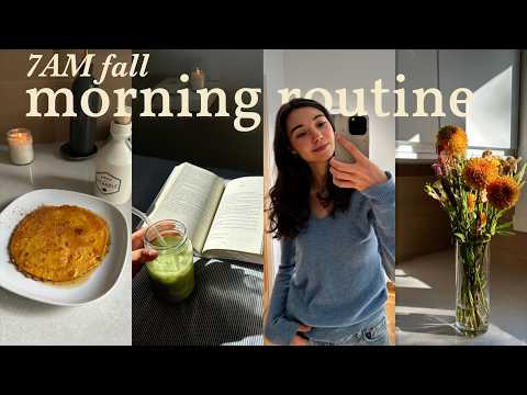 7AM fall morning routine (as a uni student)