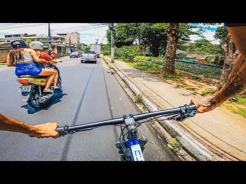 ULTRAPASSANDO GERAL NO TRÂNSITO COM A BICICLETA ARO 29 ! - BIKE VLOG