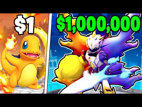 $1 vs $1,000,000 FUSION Pokemon In Minecraft