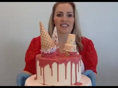 Online Class: Ice Cream Drip Cake with The Sweet Tooth...