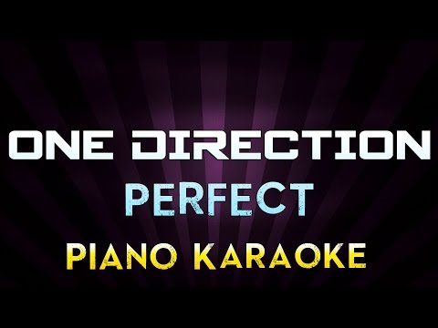 One Direction – Perfect | Higher Key Piano Karaoke Instrumental Lyrics Cover Sing Along