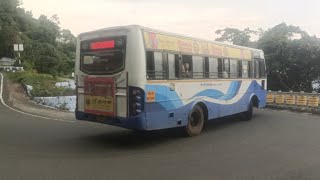 Govt Bus and car Turning 30/70 kollimalai Hairpin Bend Hills Driving 