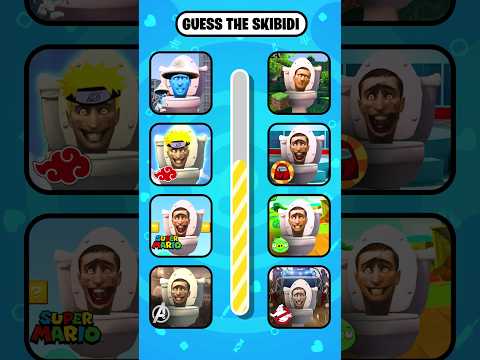 Guess Meme Song! Skibidi Toilet, Minecraft, Smurf Cat, Among Us #funny #skibiditoilet #meme #quiz
