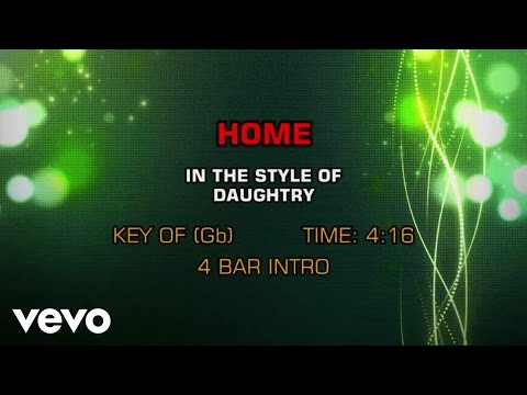 Daughtry – Home (Karaoke)