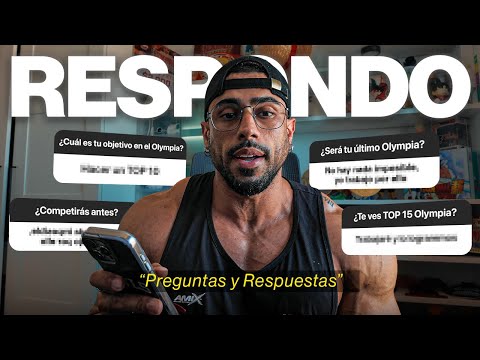 Mi OBJETIVO en el Mr. Olympia ¿Volveré a COMPETIR antes? ¿Será mi ÚLTIMO Olympia? ¿Top 15?
