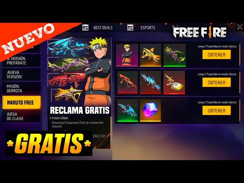 OFICIAL* Nuevos PREMIOS GRATIS DE NARUTO SHIPPUDEN EN FREE FIRE ENERO 2025 LATAM - EVENT CLAIM