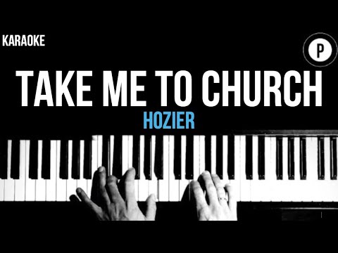 Hozier – Take Me To Church Karaoke SLOWER Acoustic Piano Instrumental Cover Lyrics