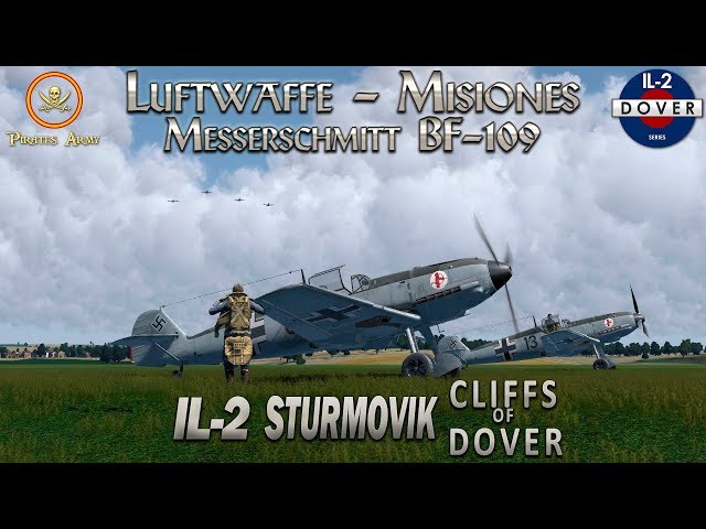 IL-2 Sturmovik Clifts of Dover Blitz Español  - Messerschmitt BF-109 #IL2 #CoD #Blitz