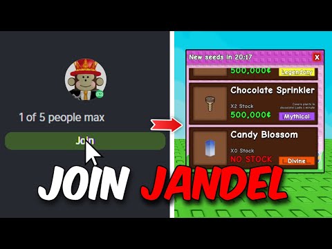How To Join JANDEL SERVERS In Grow A Garden! (SECRET METHOD)
