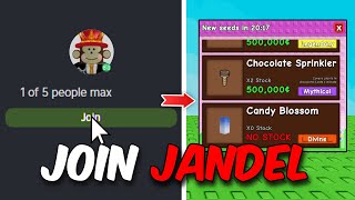 How To Join JANDEL SERVERS In Grow A Garden! (SECRET METHOD)